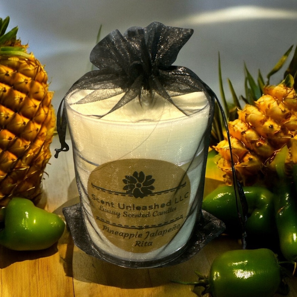 PINEAPPLE JALAPEÑO RITA, 3PK SCENT UNLEASHED LLC LUXURY HAND POURED SCENTED - Picture 2 of 2